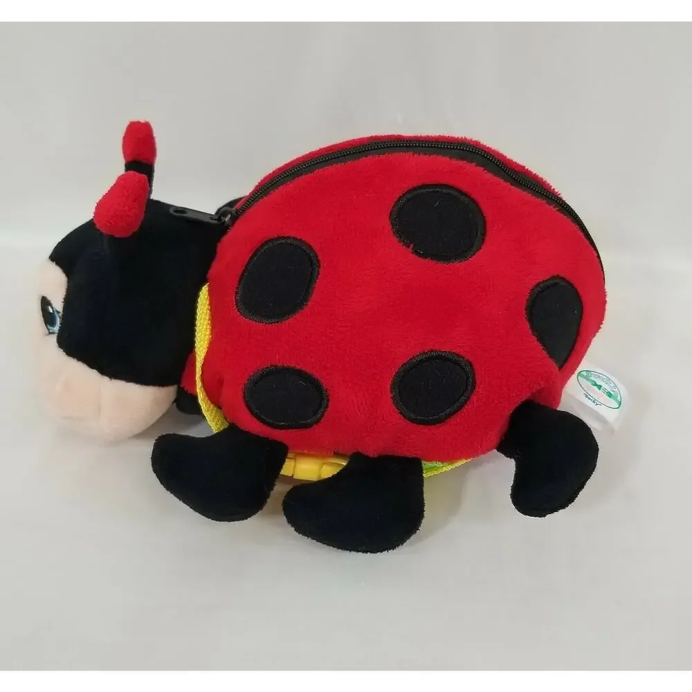 Buckle Toys Becky Ladybug Zipper Counting Buckles Fidget Sensory Plush Toy
